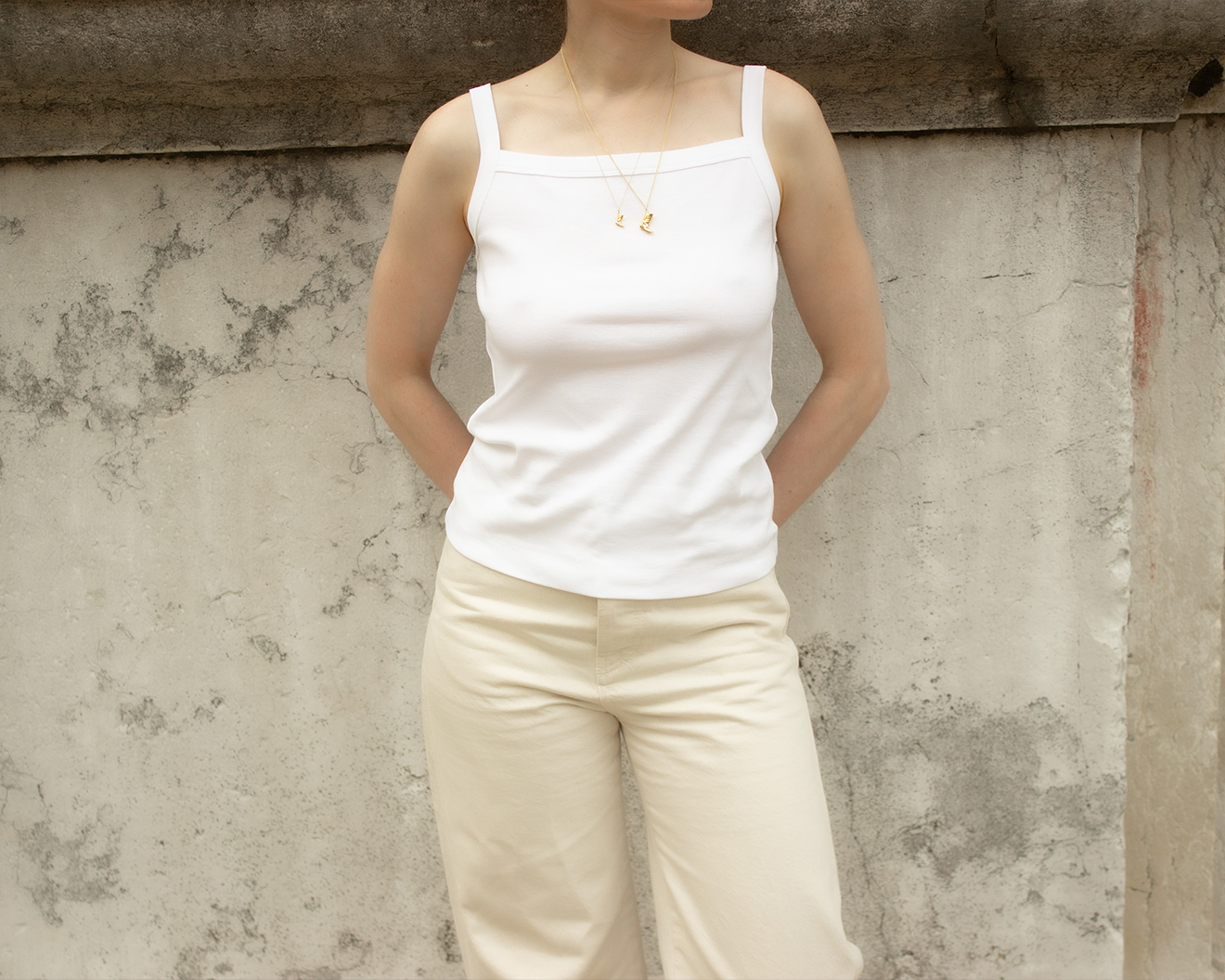 The Bigger Boot Necklace Mini Gold Plated Silver