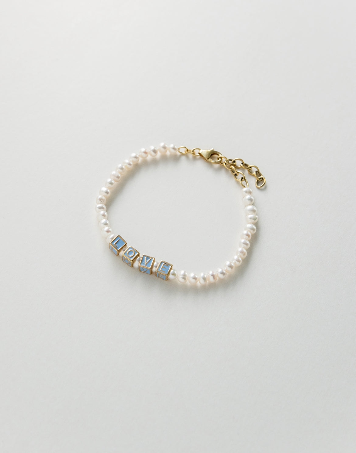 Letter Pearl Bracelet