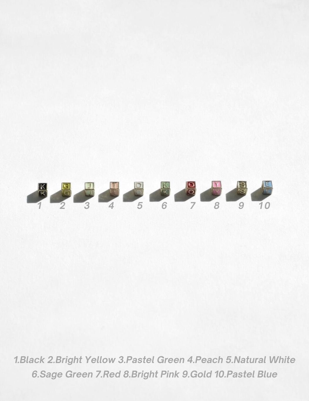 Letter Necklace with pearls