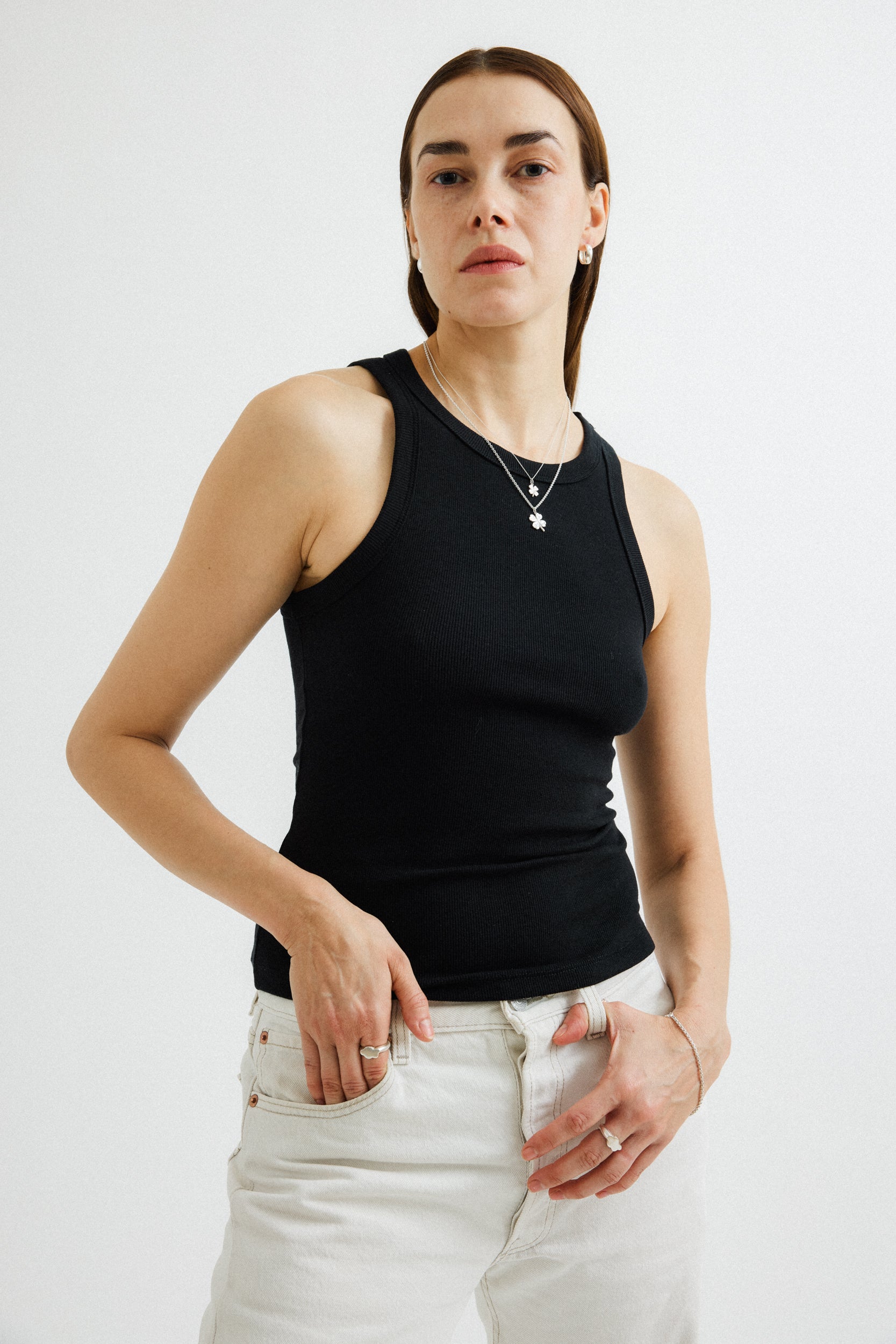 Aida x Hypend Lucky Clover Necklace Silver