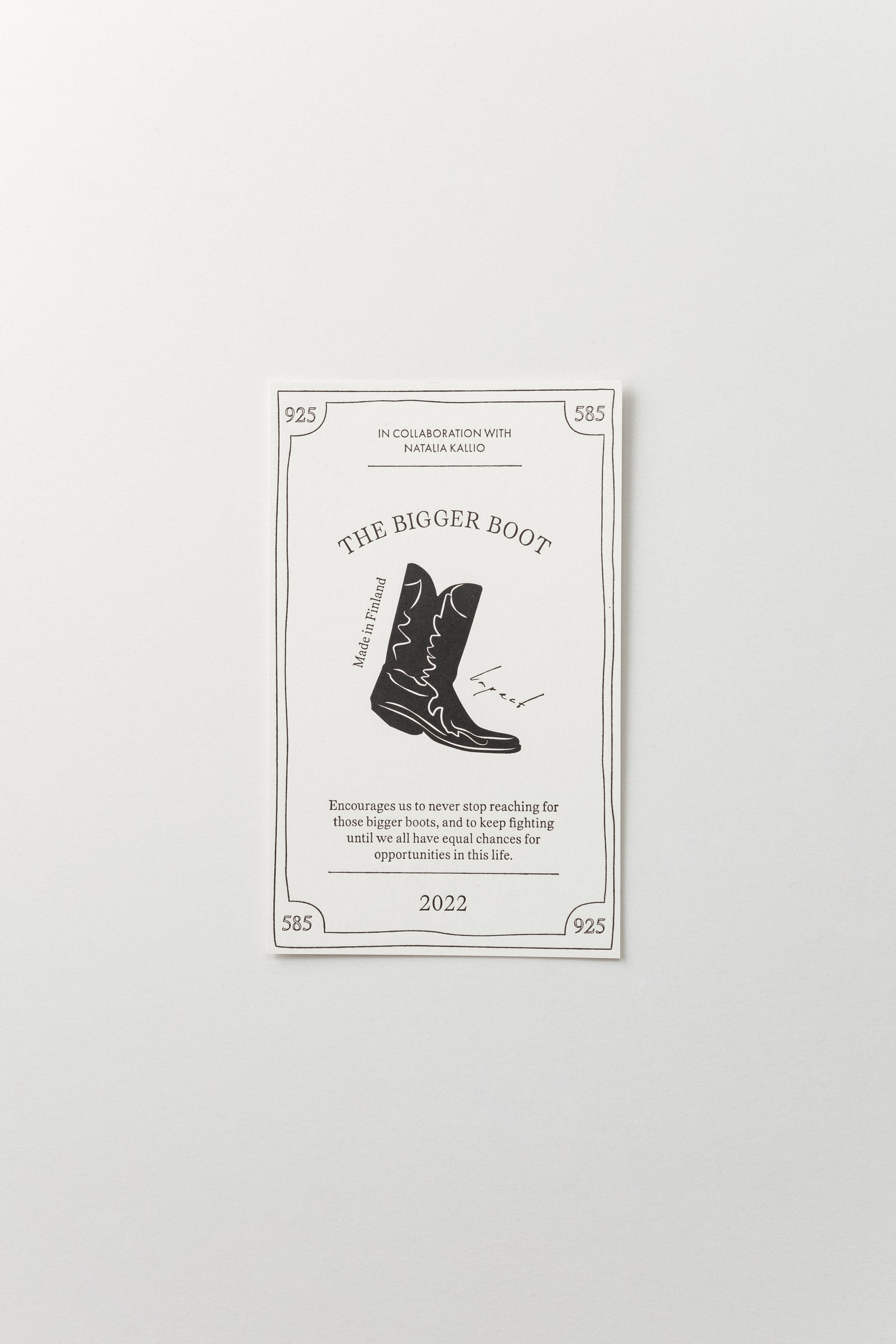 The Bigger Boot Necklace