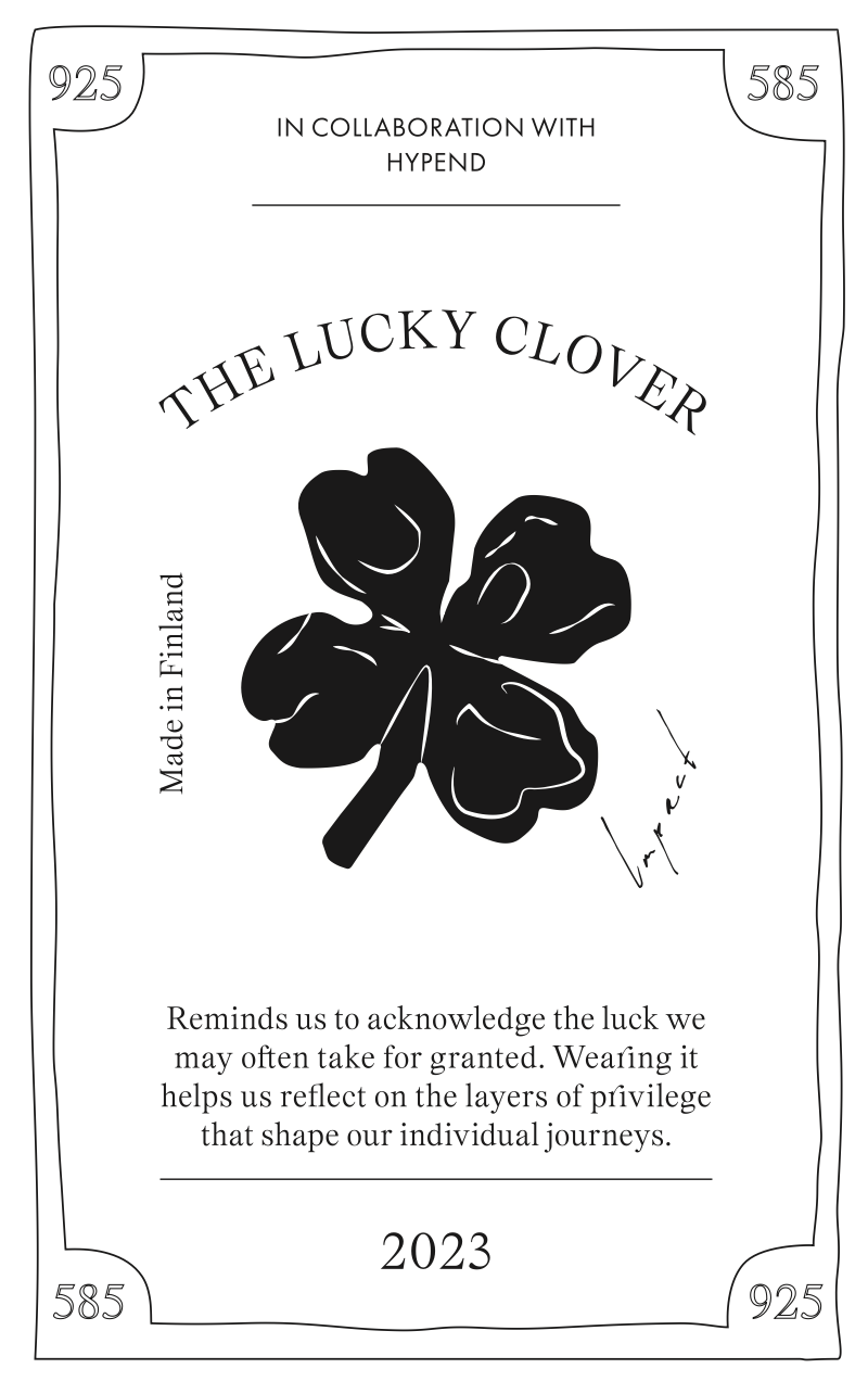 Aida Lucky clover amulet meaning and product information