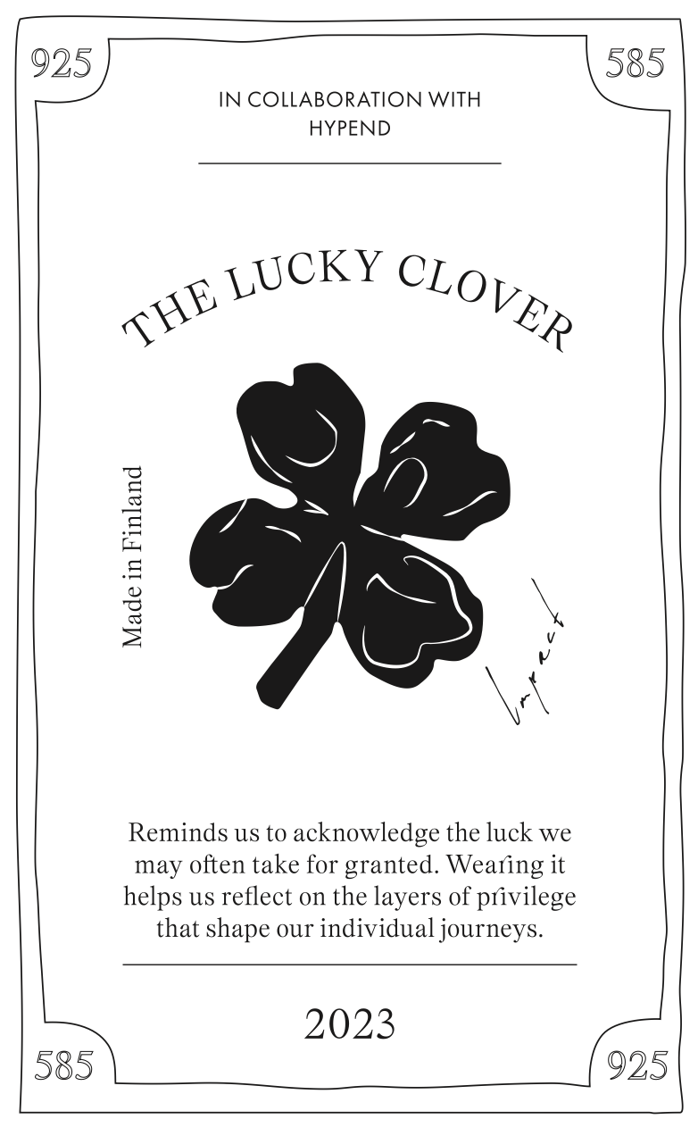 AIDA x Hypend Lucky Clover Necklace Gold Plated
