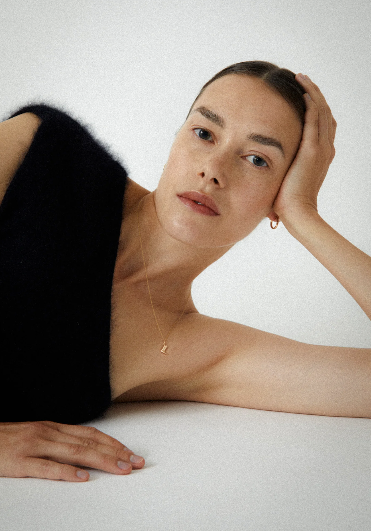 The Bigger Boot Necklace Mini 14k Gold