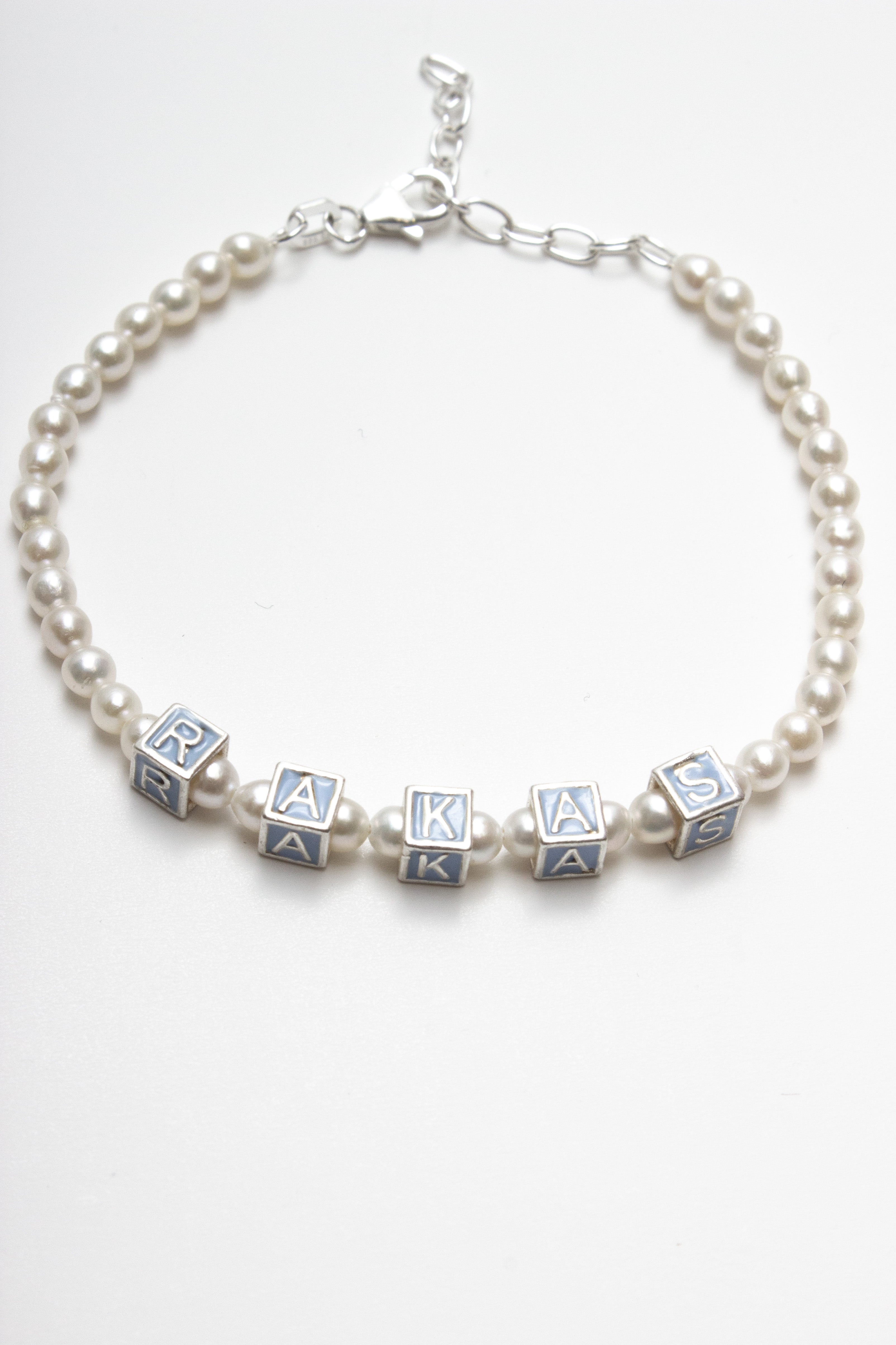 Letter Pearl Bracelet