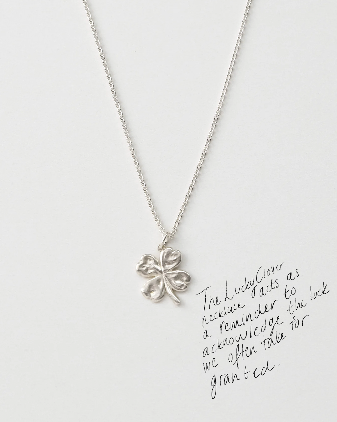 AIDA x Hypend Lucky Clover Necklace Silver
