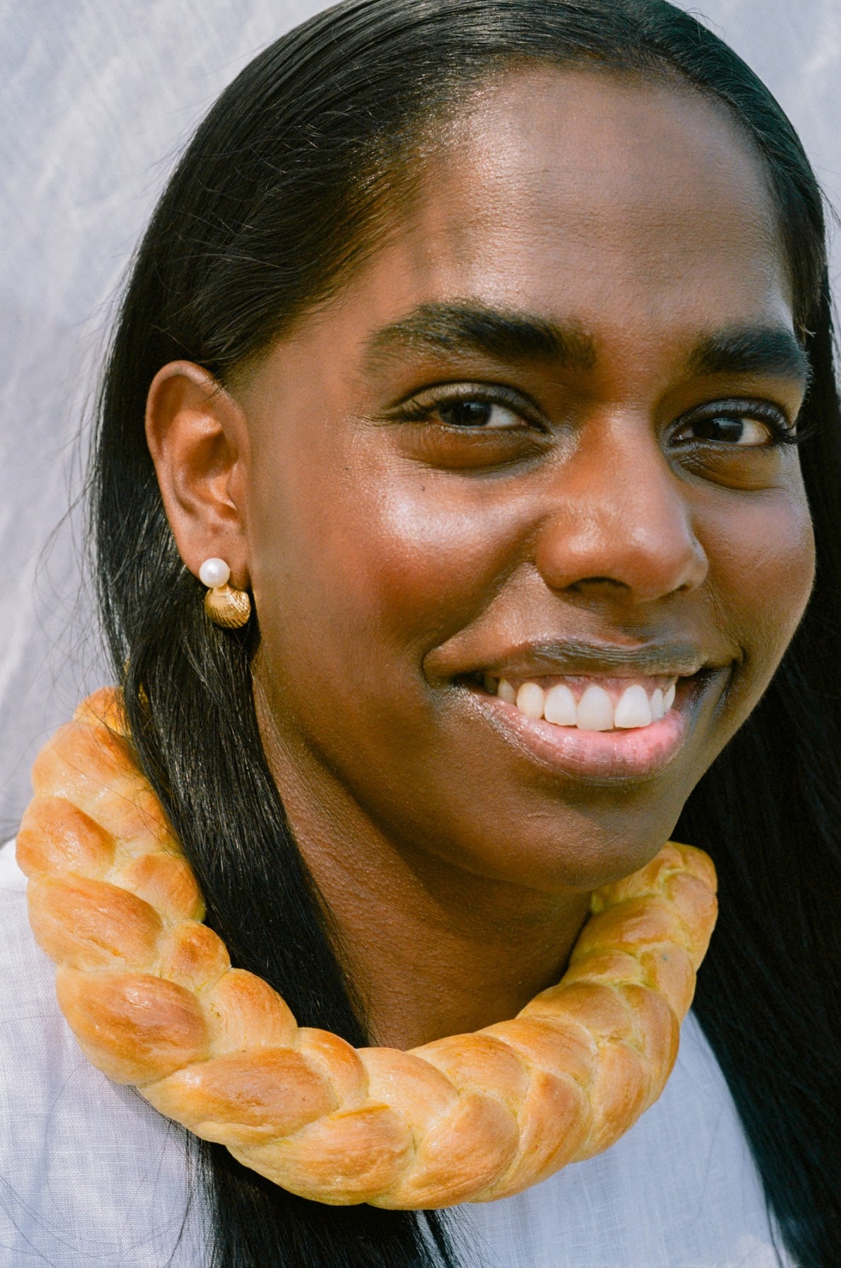 Seashell Pearl Earrings