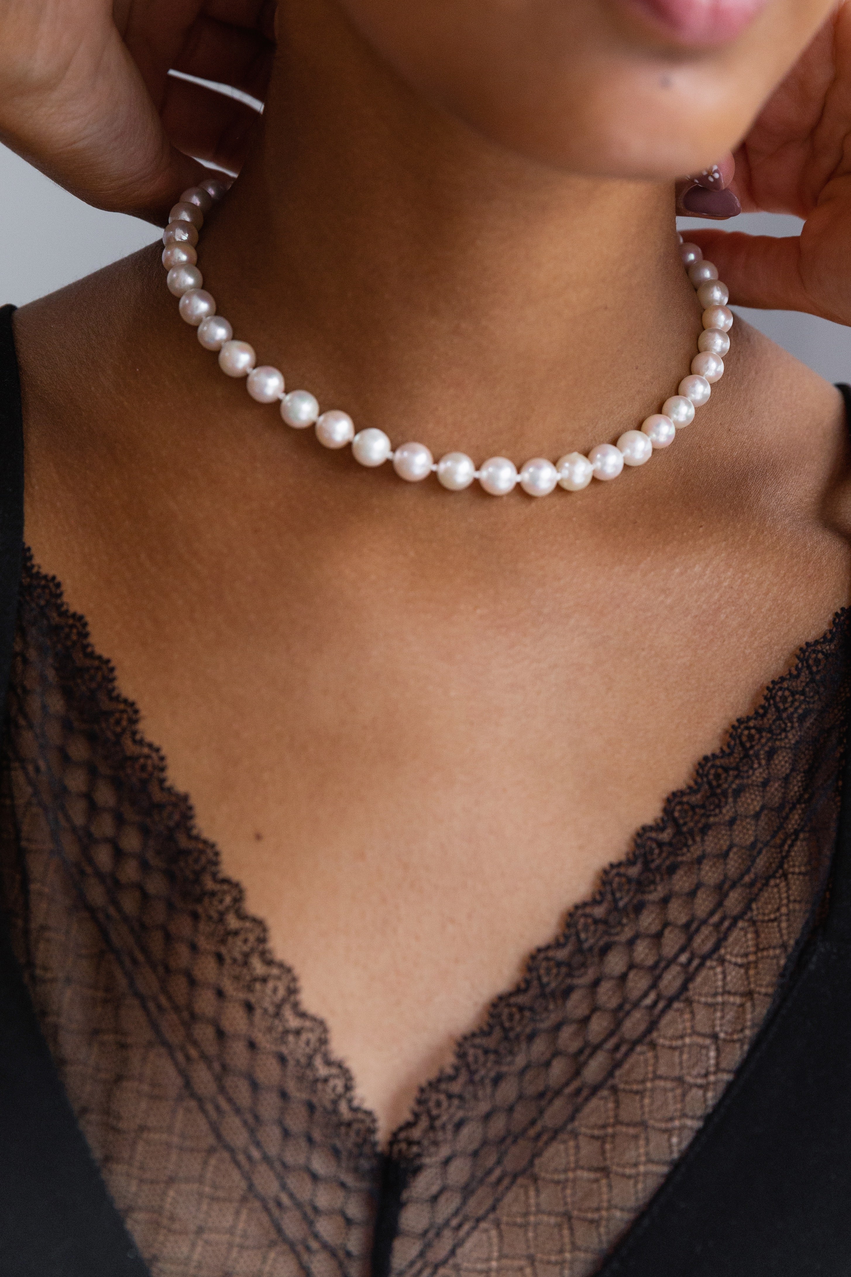 Akoya Choker Necklace