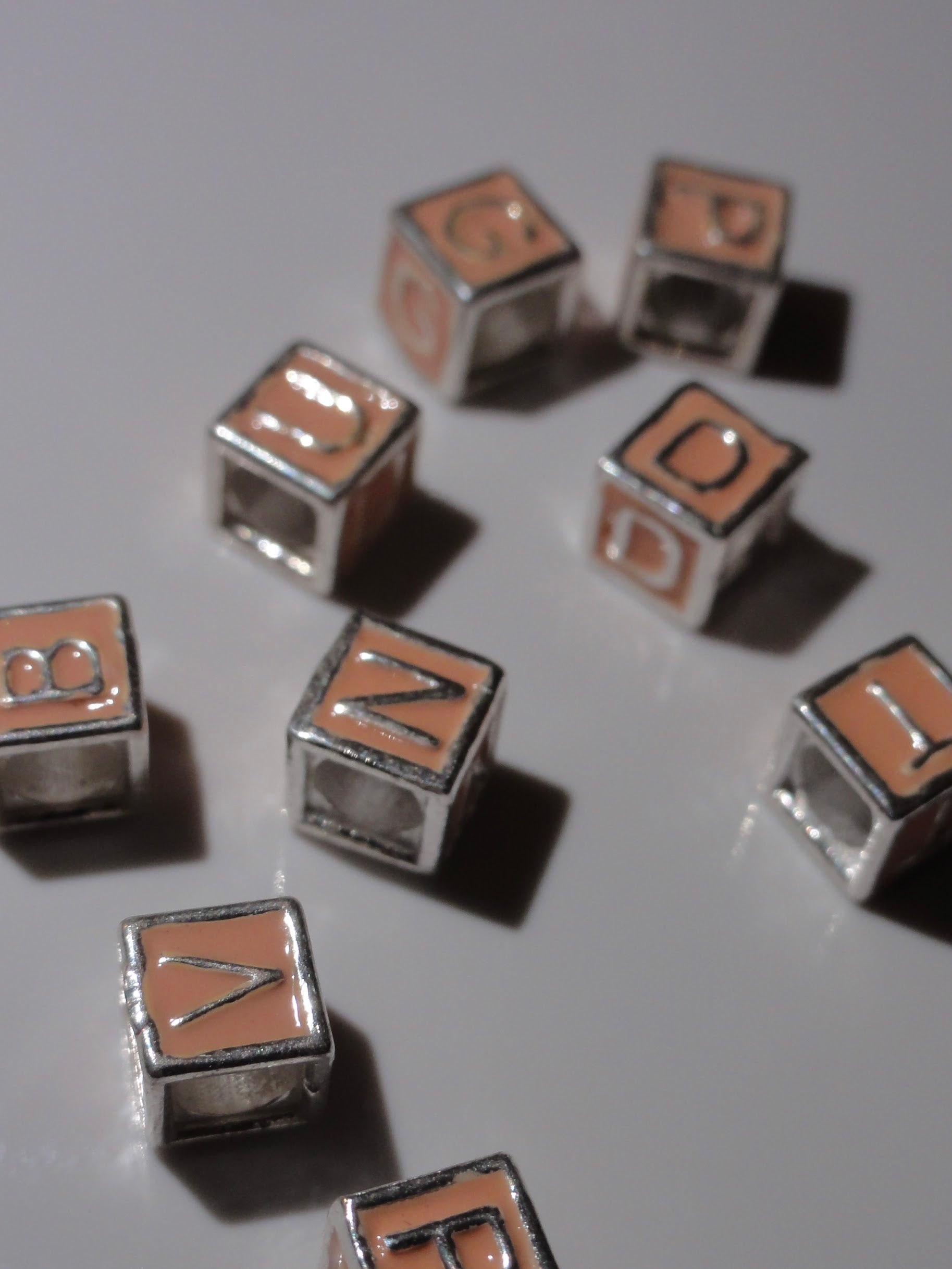 Letter Necklace with pearls