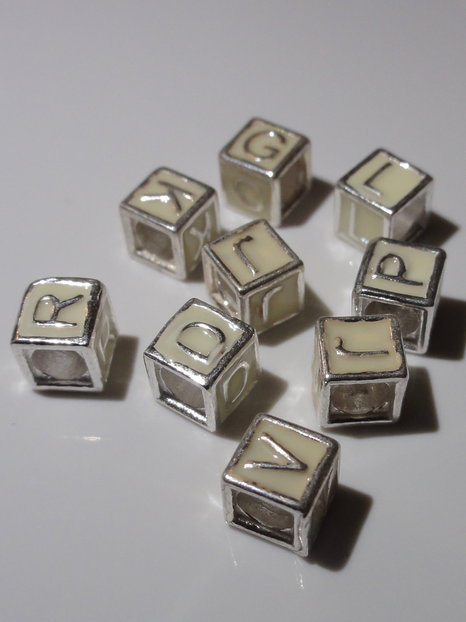 Letter Necklace with pearls