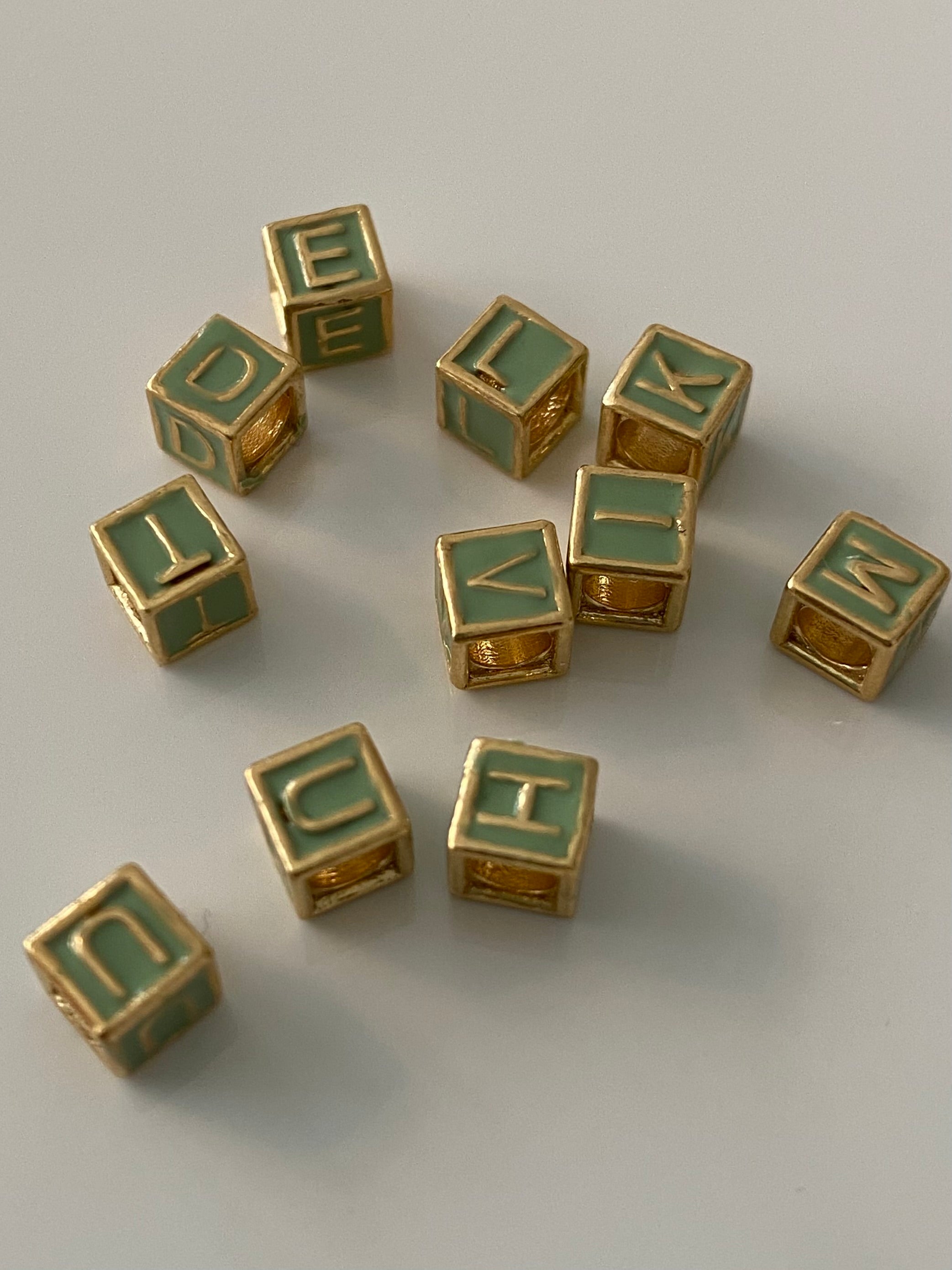 Letter Necklace with pearls