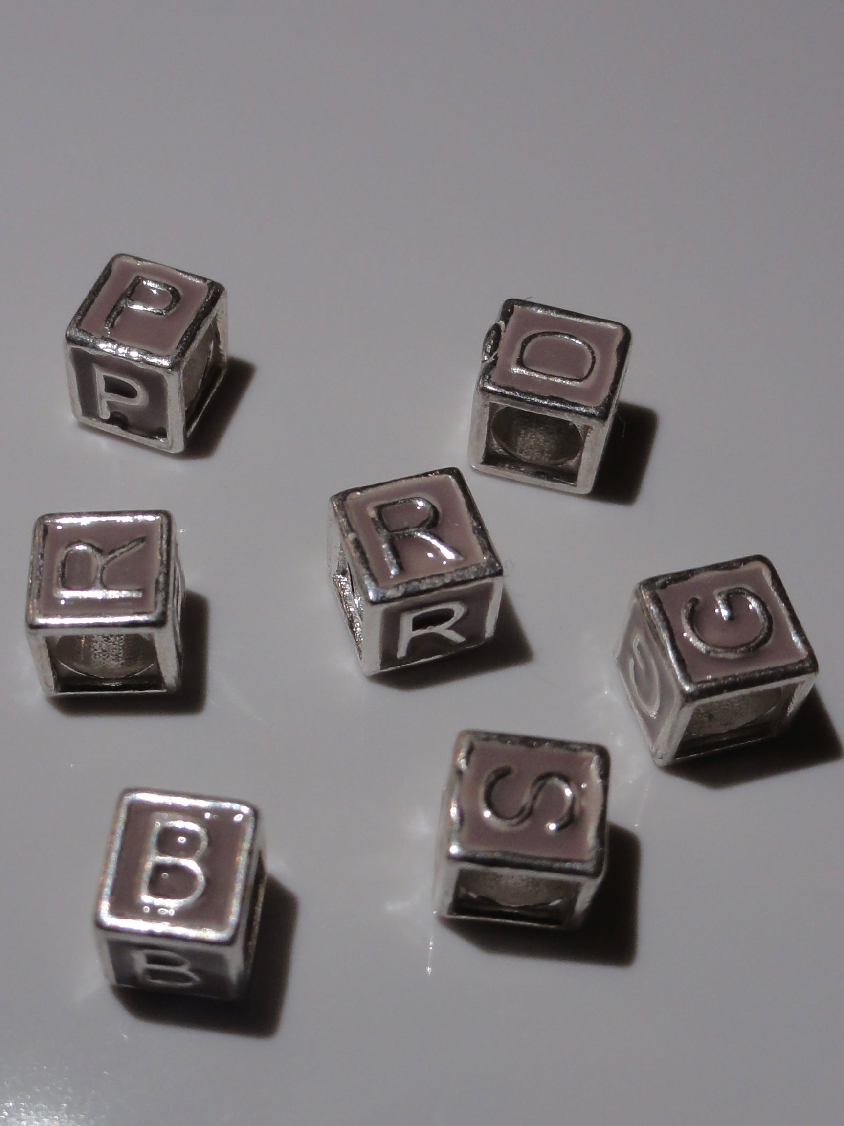 Letter Necklace with pearls