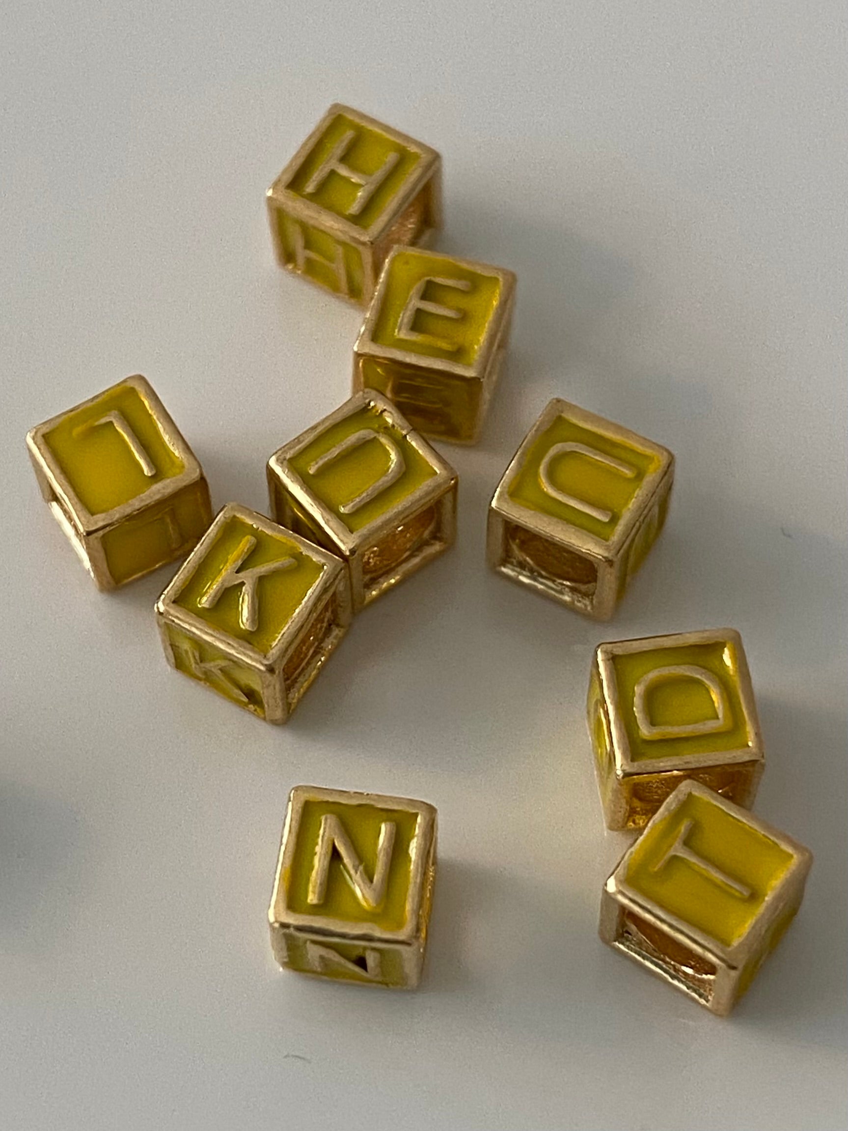 Letter Necklace with pearls