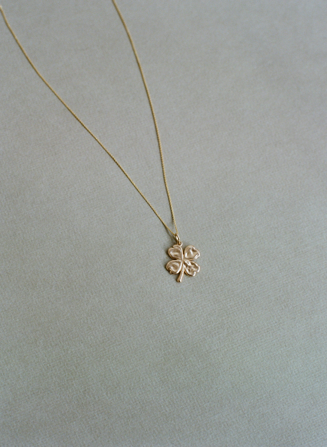 AIDA x Hypend Lucky Clover Necklace Recycled 14k Gold