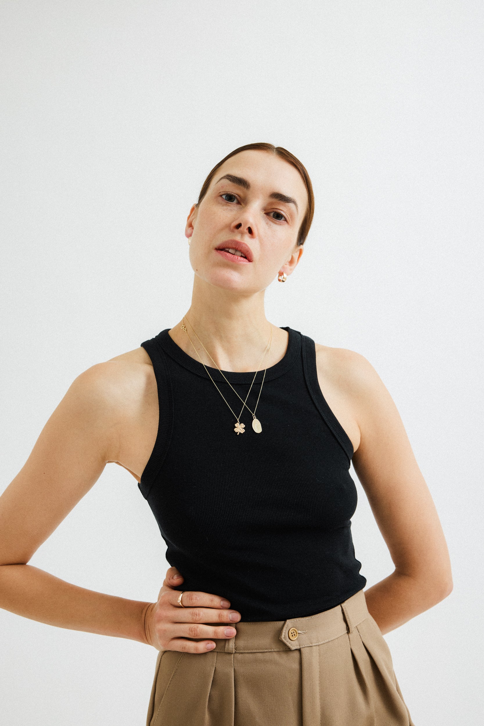 Aida x Hypend Lucky Clover Necklace 14k Gold