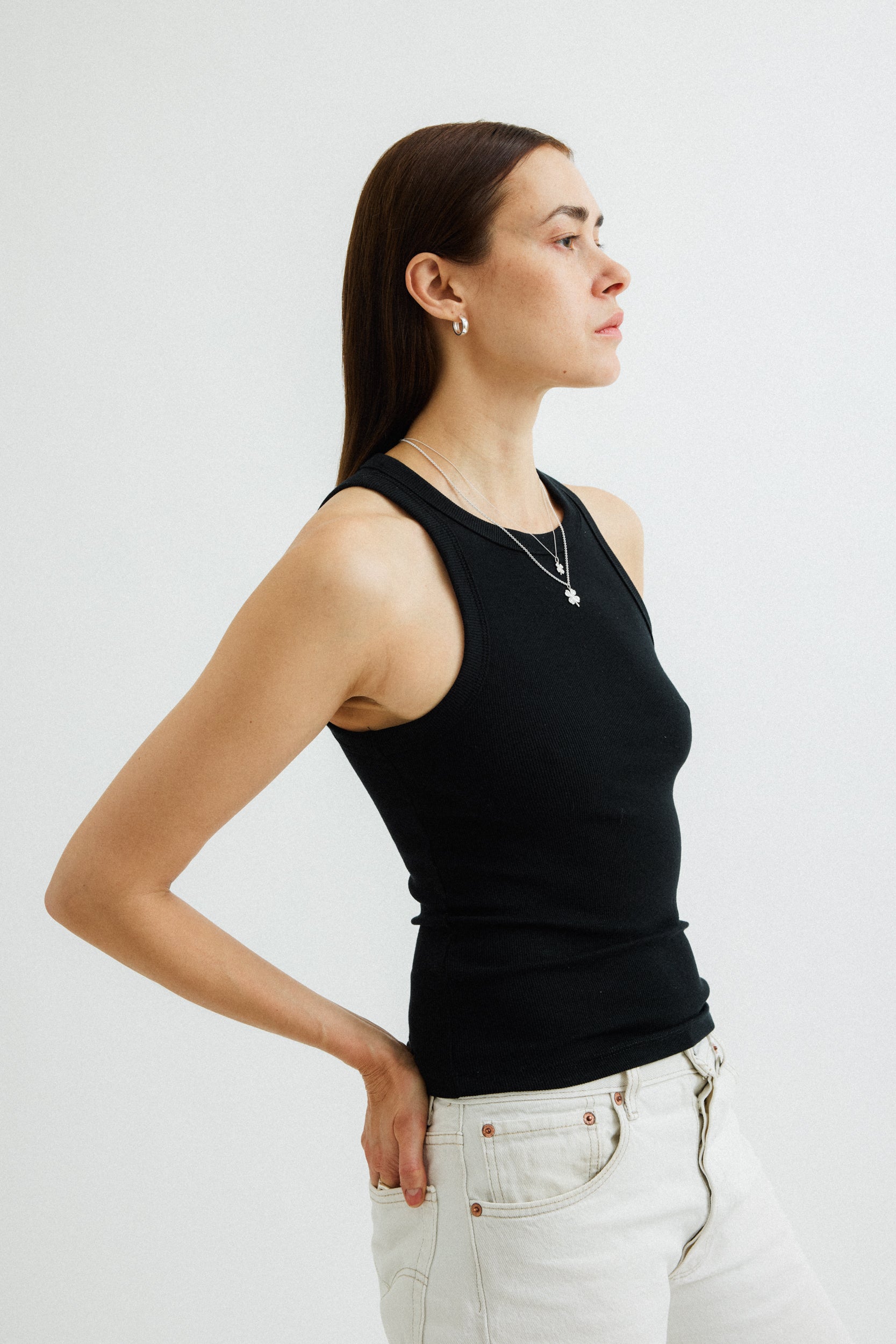 Aida x Hypend Lucky Clover Necklace Silver