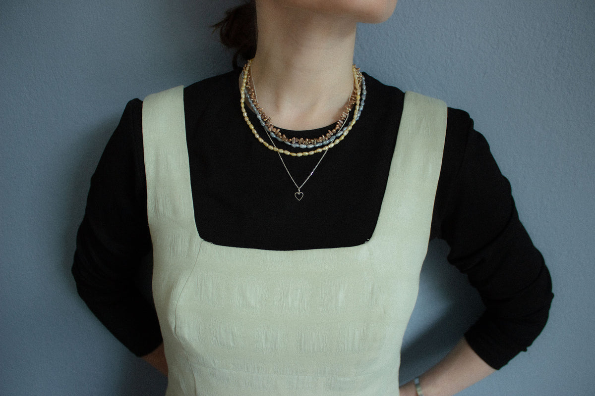 Archive Sale Necklace 13 (vintage bon bon pearls)