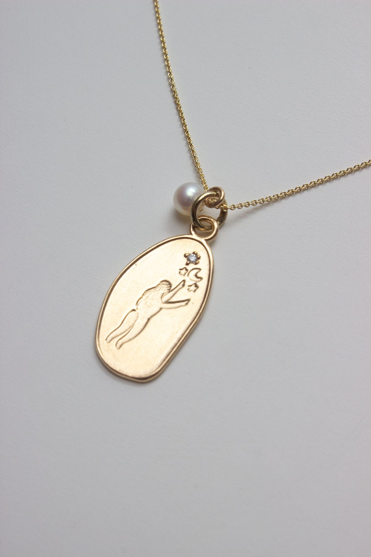 Dream Amulet Mini 14k with diamond