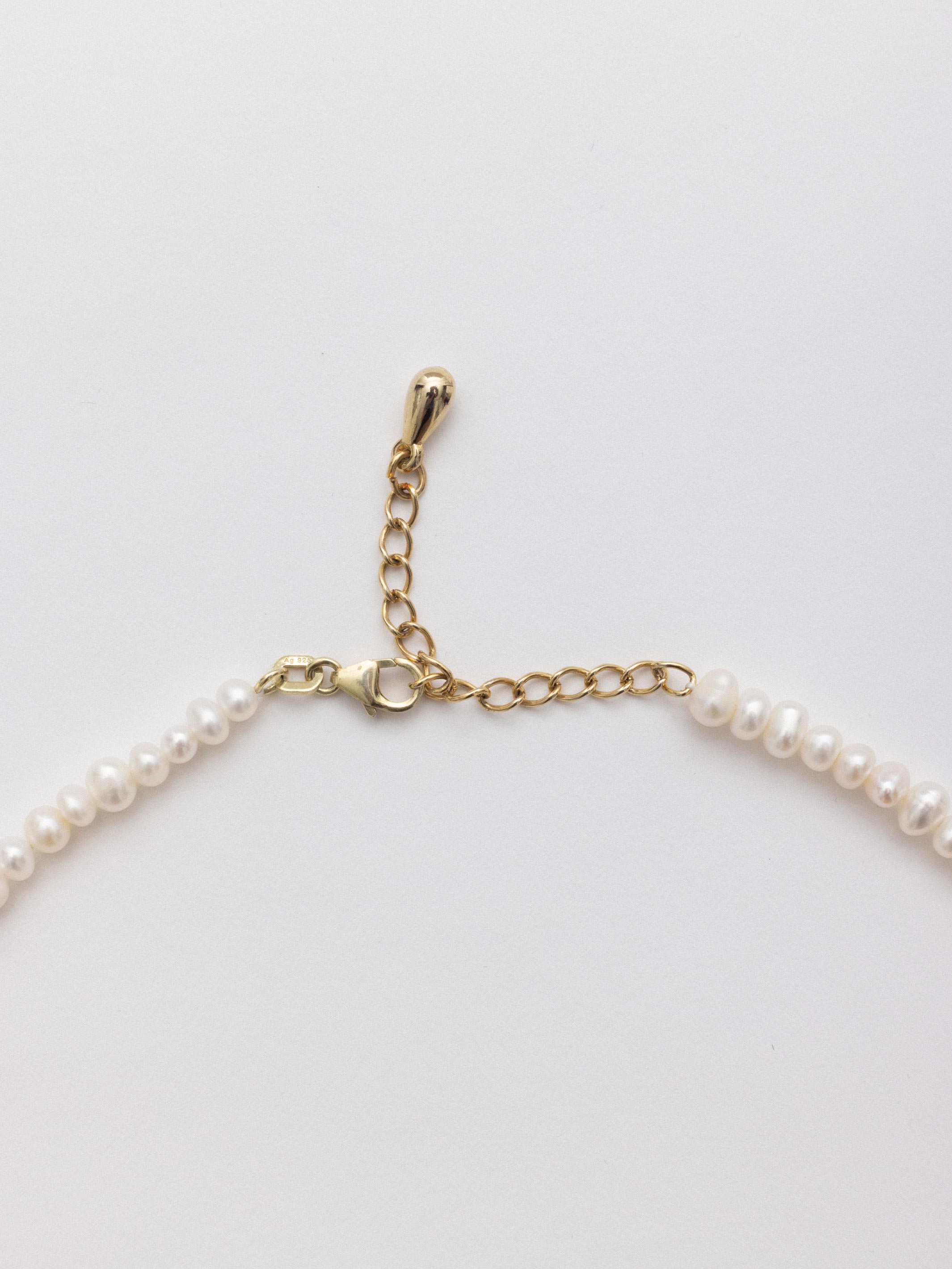 aida impact gemini pearl necklace silver gold gemma media