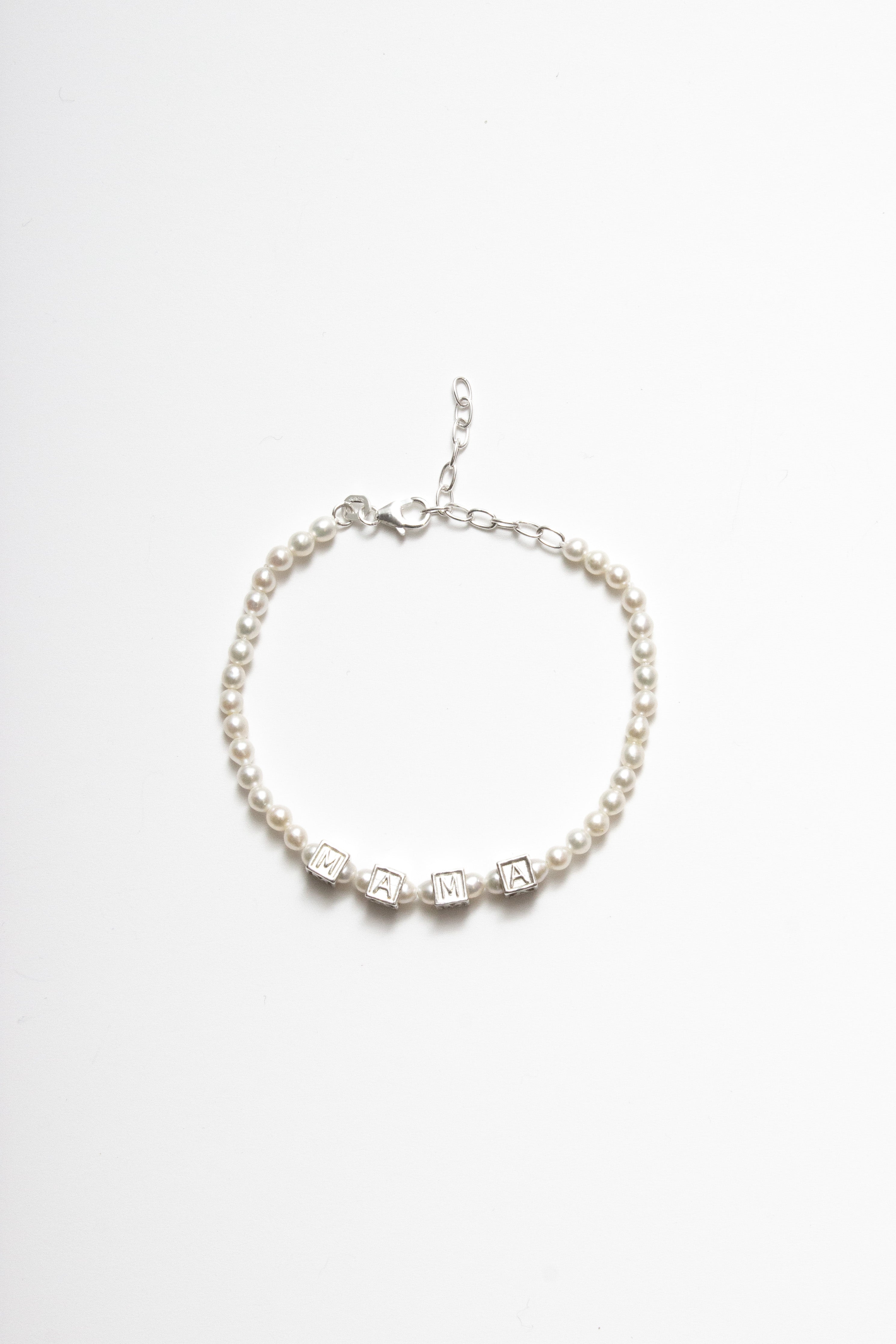 Letter Pearl Bracelet