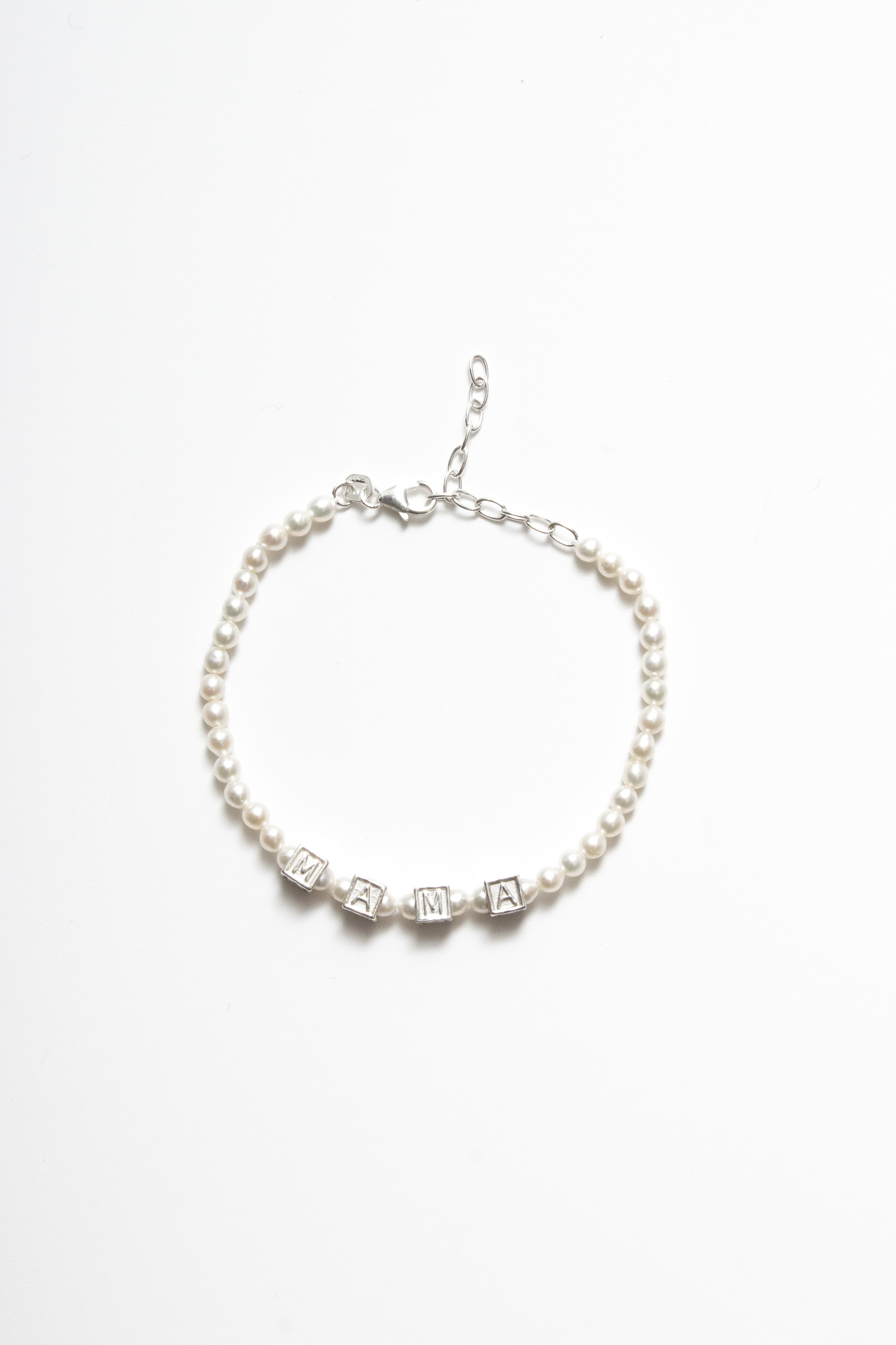 Letter Pearl Bracelet