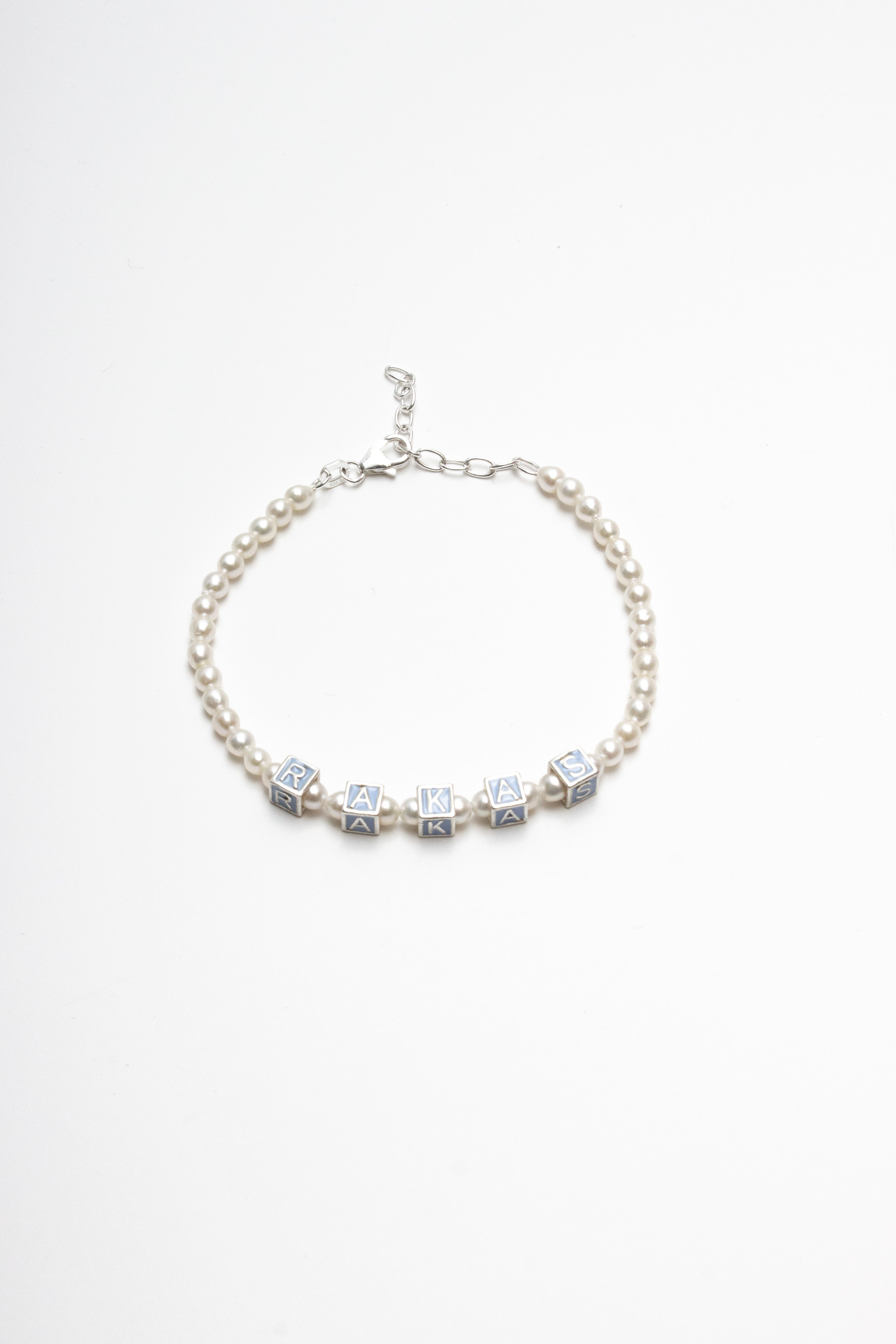 Letter Pearl Bracelet